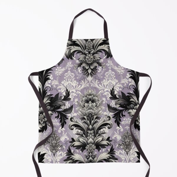 Item preview, Lilac, Silver & Black Damask designed and sold by DesignsByPrnces.