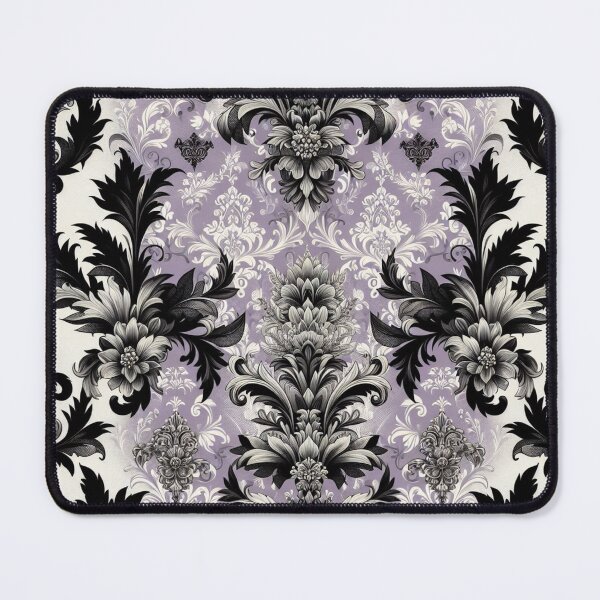 Item preview, Lilac, Silver & Black Damask designed and sold by DesignsByPrnces.