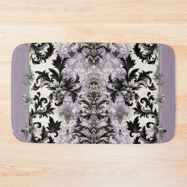 Item preview, Lilac, Silver & Black Damask designed and sold by DesignsByPrnces.