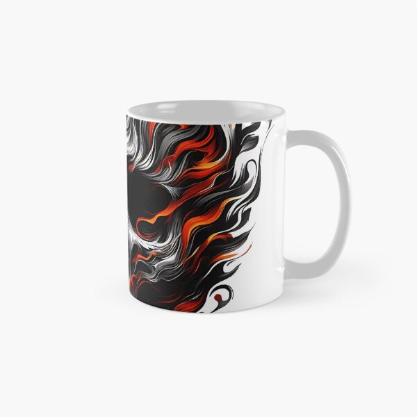 Item preview, Skull in flames designed and sold by LvlUpPrints.