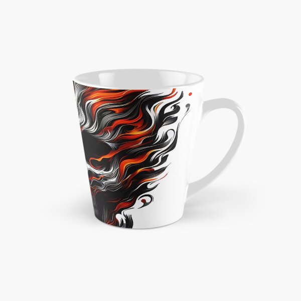 Item preview, Skull in flames designed and sold by LvlUpPrints.