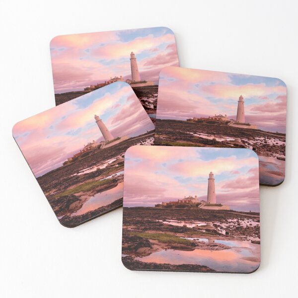 Item preview, Pink and Blue sunrise at St Mary's Island designed and sold by Violaman.