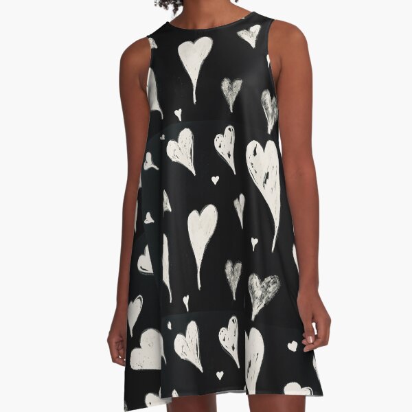 Hearts A-Line Dress