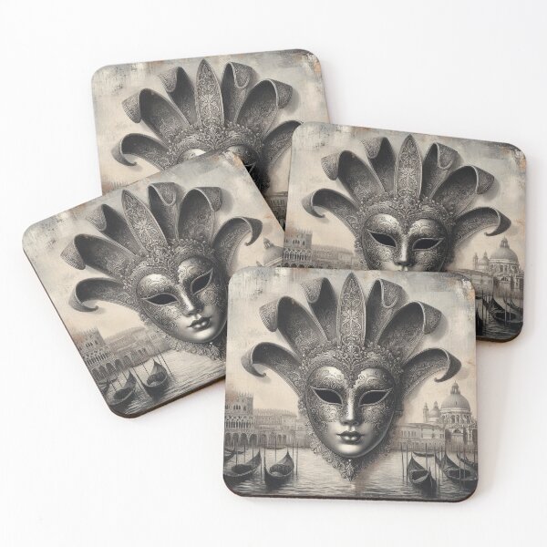 Item preview, Venetian mask designed and sold by Nicolette Vermeulen.