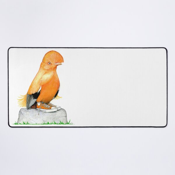 Item preview, Cock of the Rock on a Rock in Low Tops designed and sold by JimsBirds.