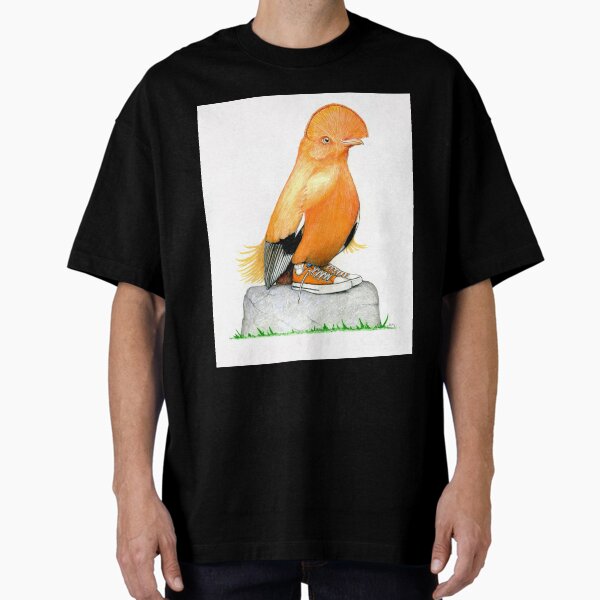 Item preview, Cock of the Rock on a Rock in Low Tops designed and sold by JimsBirds.