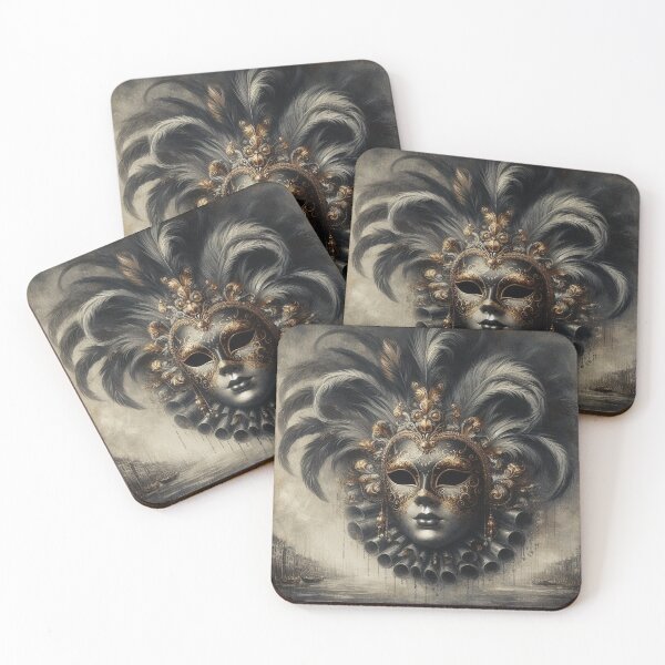 Item preview, Venetian mask designed and sold by Nicolette Vermeulen.