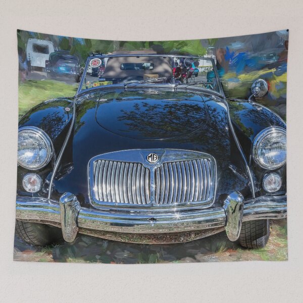 Item preview, 1960 Black MGA 1600 Roadster Convertible X116 designed and sold by RichFrancoCars.