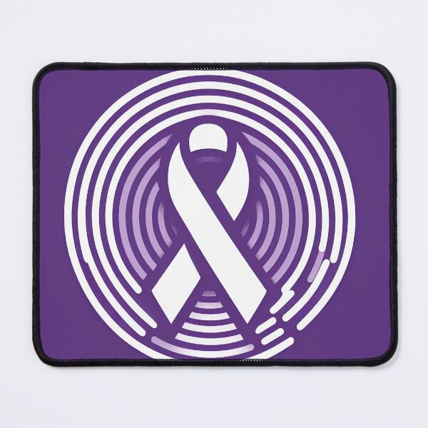 Item preview, Domestic Violence: Minimalist Purple Ribbon Statement | Domestic Violence designed and sold by DiverseDen.