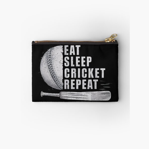 Item preview, Eat Sleep Cricket Repeat - Cricket Lover T20 WC designed and sold by MAPDDesigns.