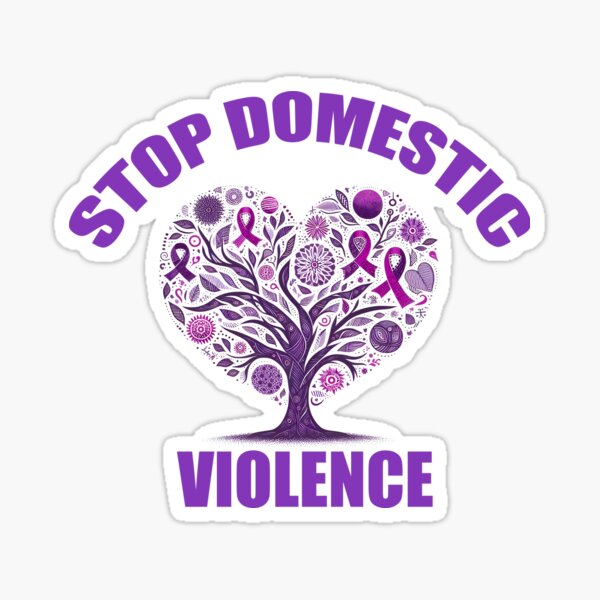 Stop Domestic Violence Stickers for Sale | Redbubble