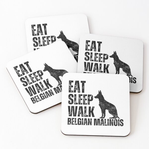 Item preview, Eat Sleep Walk Belgian Malinois designed and sold by TheAnimalZ00.