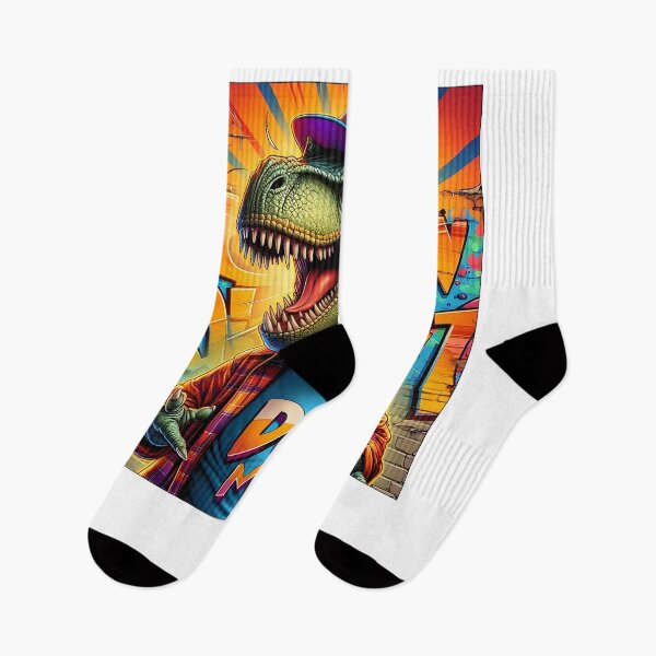 Item preview, T-rex at the skatepark designed and sold by LvlUpPrints.