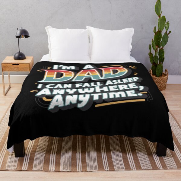 Item preview, Funny Dad T-Shirt - I'm A Dad, I Can Fall Asleep Anywhere, Anytime Graphic Tee designed and sold by RiffRaffGraffix.
