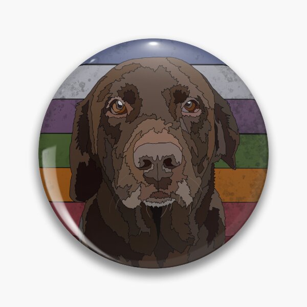 Item preview, Vintage Chocolate Lab  designed and sold by Just-Arts-4U.