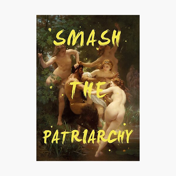 Item preview, Smash the Patriarchy designed and sold by AluraHome.