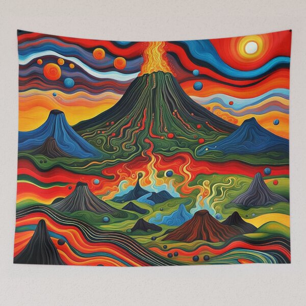 Item preview, The Volcanic Landscape 1 designed and sold by George Hutton Hunter.