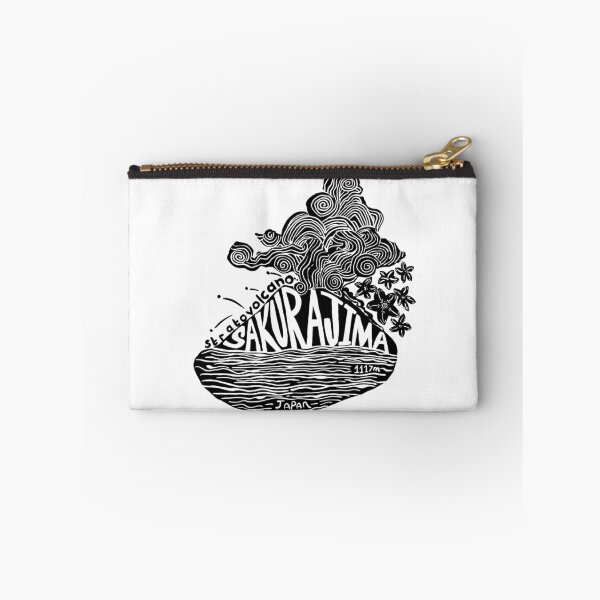 Item preview, Sakurajima, Japan Volcano Linocut designed and sold by louweasely.