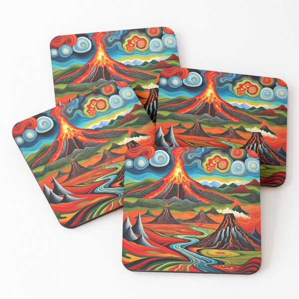 Item preview, The Volcanic Landscape 3 designed and sold by George Hutton Hunter.