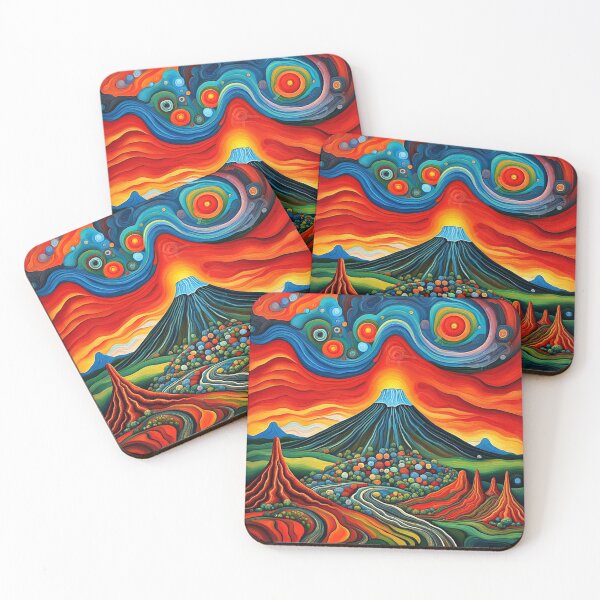Item preview, The Volcanic Landscape 4 designed and sold by George Hutton Hunter.