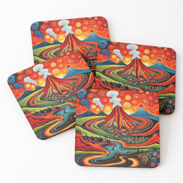 Item preview, The Volcanic Landscape 5 designed and sold by George Hutton Hunter.
