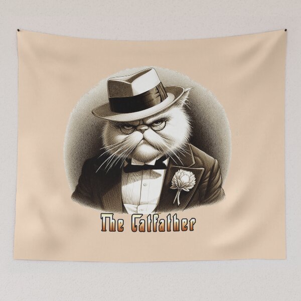 Item preview, The Catfather designed and sold by Foxlindesigns.