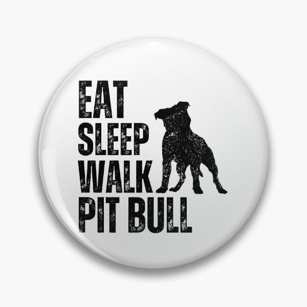 Item preview, Eat Sleep Walk Pit Bull designed and sold by TheAnimalZ00.