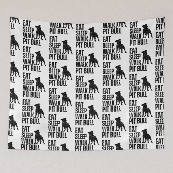 Item preview, Eat Sleep Walk Pit Bull designed and sold by TheAnimalZ00.