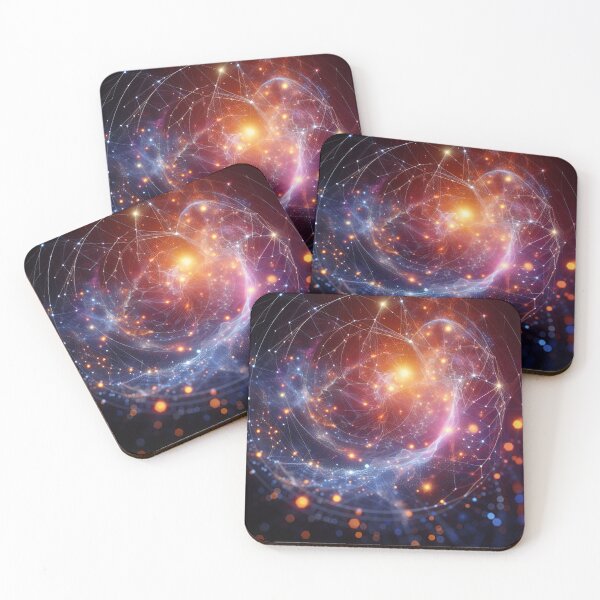 Item preview, Starry Web of the Universe - Cosmic Art Print designed and sold by lloreleya.