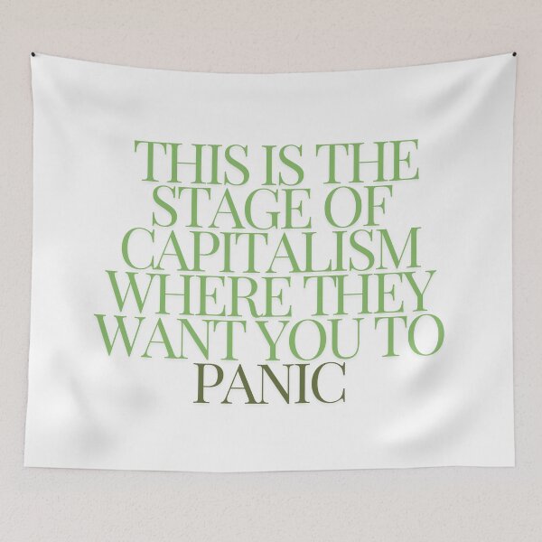 Item preview, What stage of capitalism is this? Eat the rich. designed and sold by PinkLotusArt.