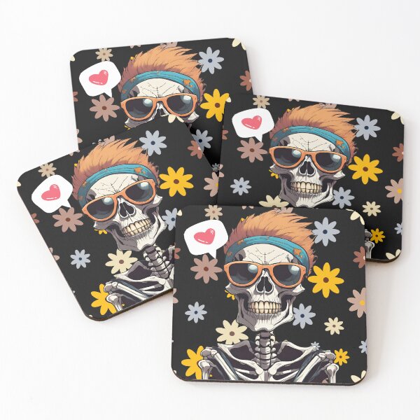 Item preview, Retropunk skeleton in love designed and sold by studio468.