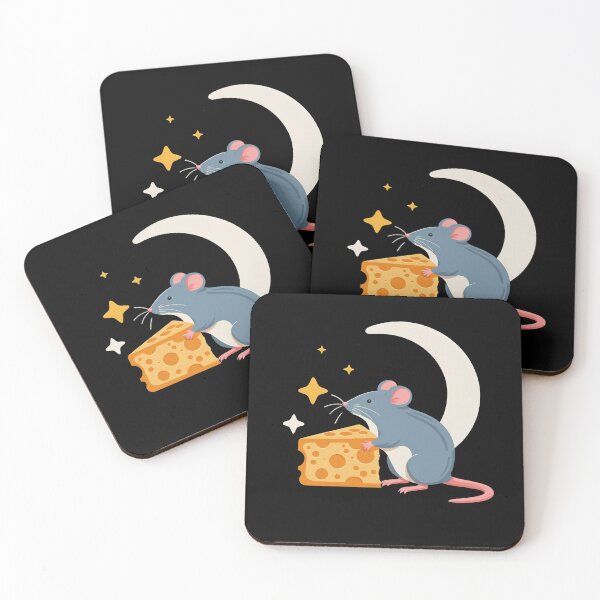 Item preview, Mouse eating a block of cheese designed and sold by LeftImpressed.