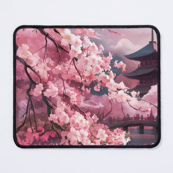 Item preview, Sakura Tree Pond Japan Traditional Scenery designed and sold by Iba.