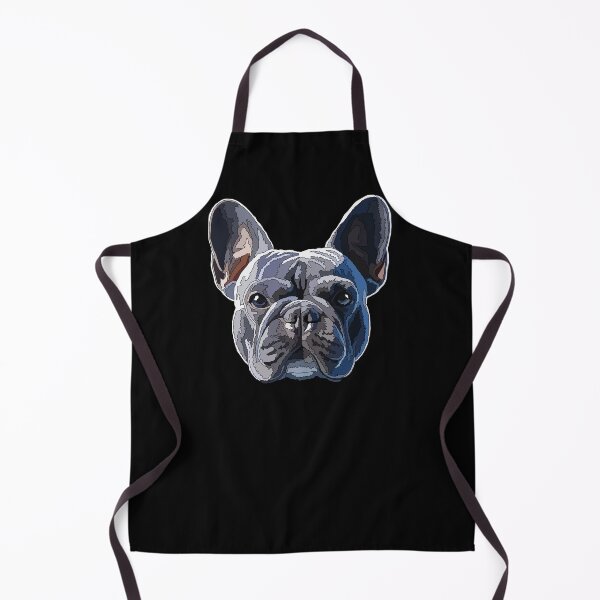 Item preview, Blue French Bulldog Head designed and sold by Just-Arts-4U.