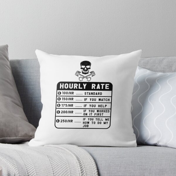 Item preview, mechanic hourly rate t-shirt designed and sold by LensherArt.