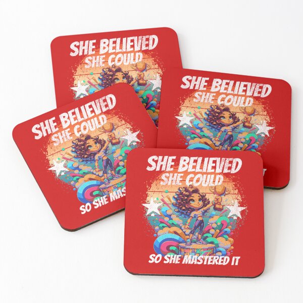 Item preview, She believed she could, so she mastered it designed and sold by Belarte.shop.