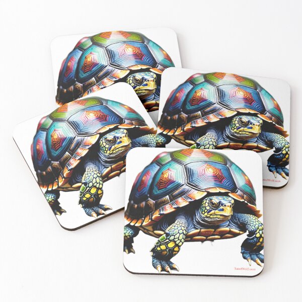 Item preview, Colorful Painted Box Turtle designed and sold by TattedWolf.