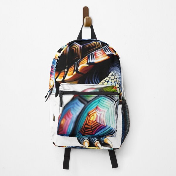 Item preview, Colorful Painted Box Turtle designed and sold by TattedWolf.