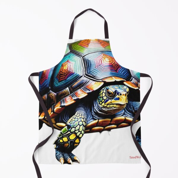Item preview, Colorful Painted Box Turtle designed and sold by TattedWolf.