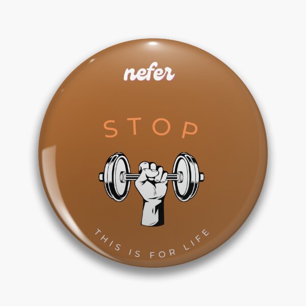 Item preview, nefer stop gym- this is for life designed and sold by Wing4e.
