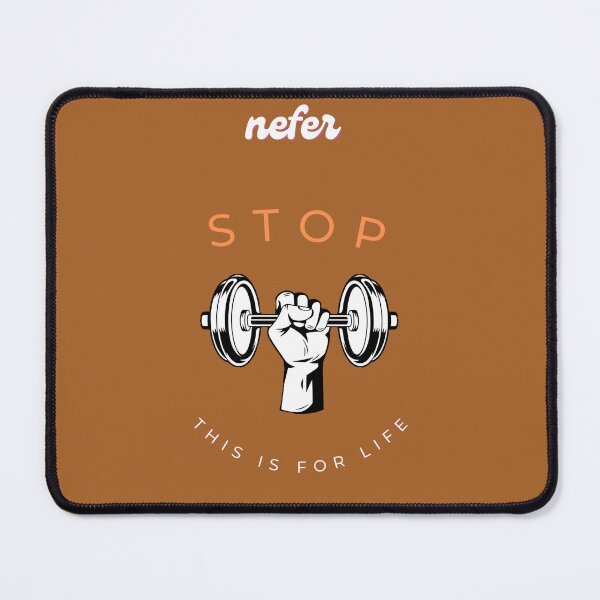 Item preview, nefer stop gym- this is for life designed and sold by Wing4e.