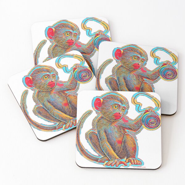 Item preview, Monkey Playing With Yoyo designed and sold by TattedWolf.