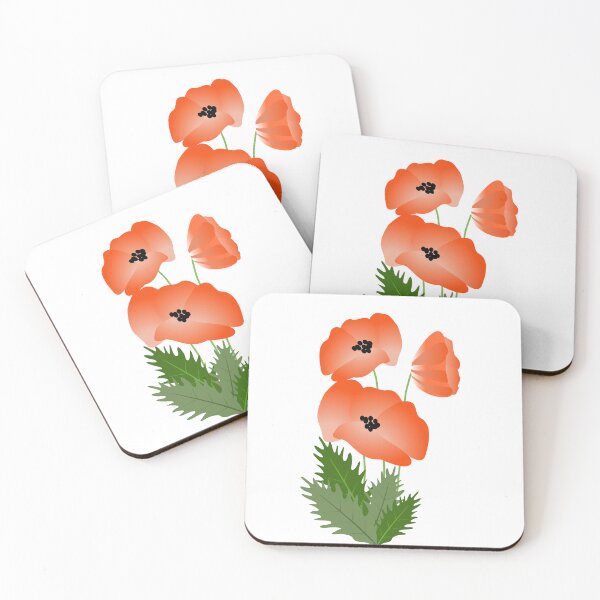 Item preview, poppy flower designed and sold by BranketRabbit.