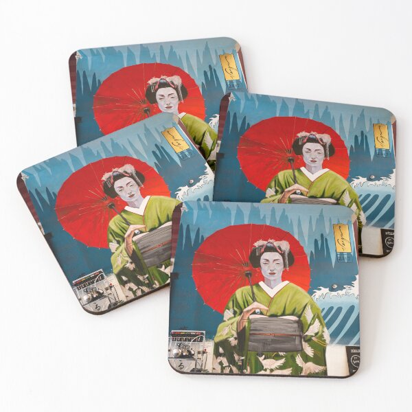 Item preview, Geisha in Los Angeles - Japanese Street Art designed and sold by bayviewmedia.