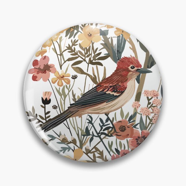 Item preview, Bird with flowers  designed and sold by carloswiden.