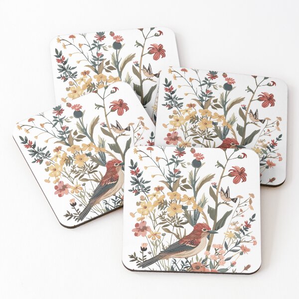 Item preview, Bird with flowers  designed and sold by carloswiden.