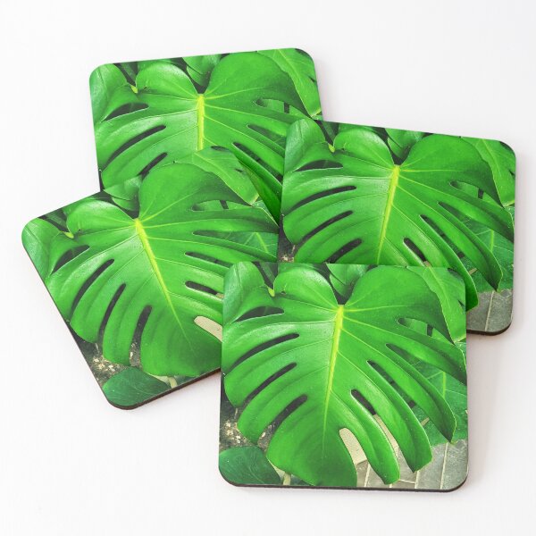 Item preview, Monstera deliciosa big green leaf plant designed and sold by pfc-art.