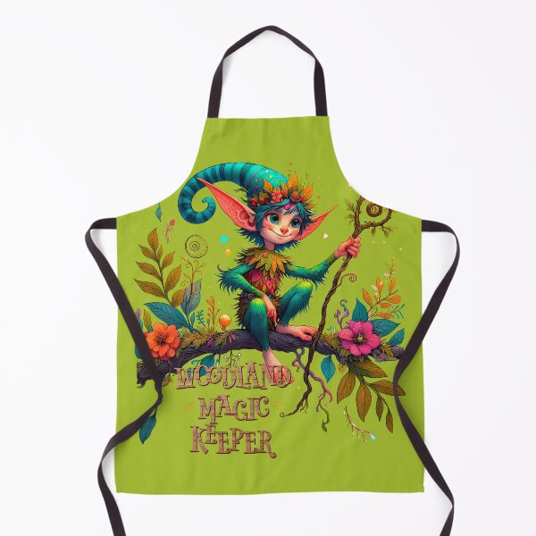 Item preview, Woodland Magic Keeper - Elf Cartoon designed and sold by Second Draft Visuals.
