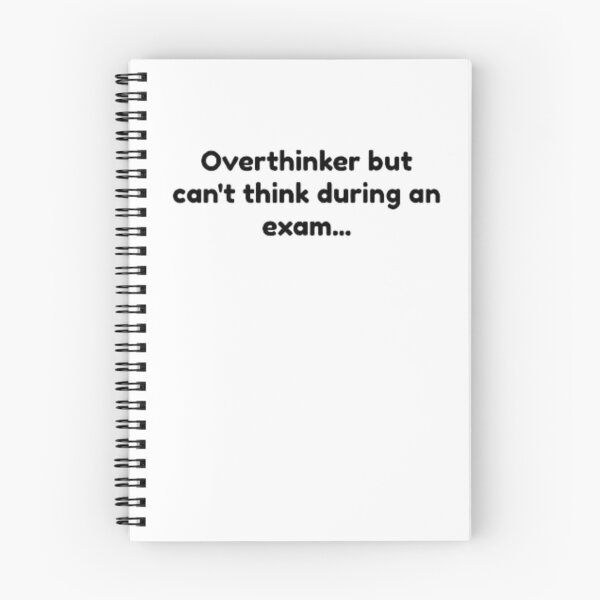 Item preview, overthinker but can't think during exam designed and sold by Onestop Shop.
