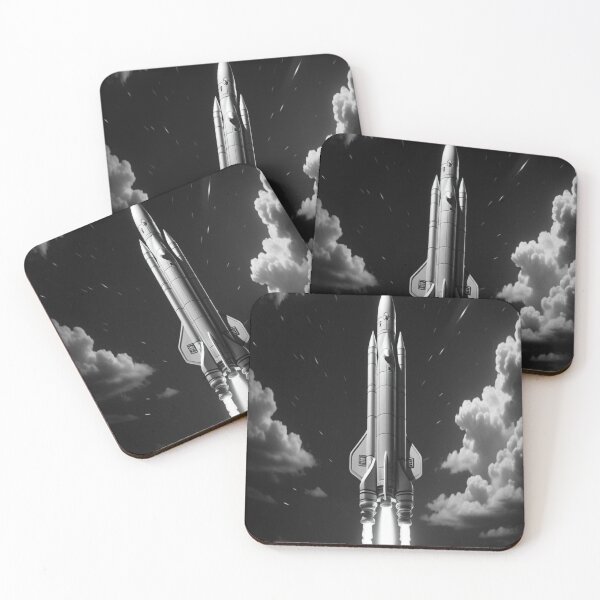 Item preview, Shaded Raising - Space Age -  Rocket Launch designed and sold by eXtraHumans.
